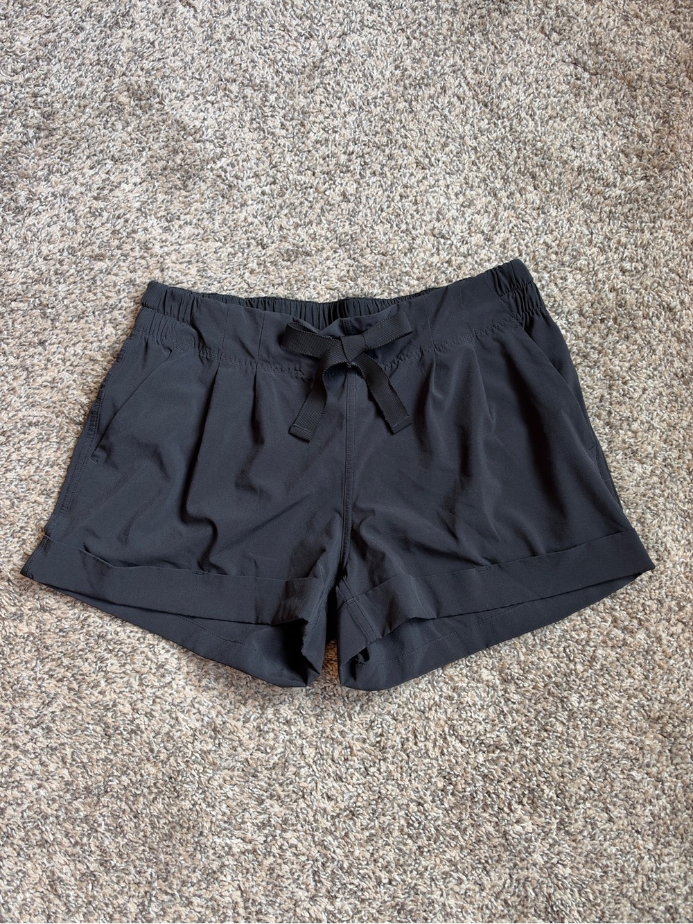 Lululemon Women's Black Drawstring Casual Shorts